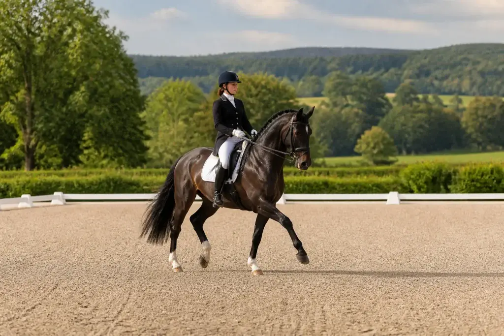 Harmonie equestre en plein air