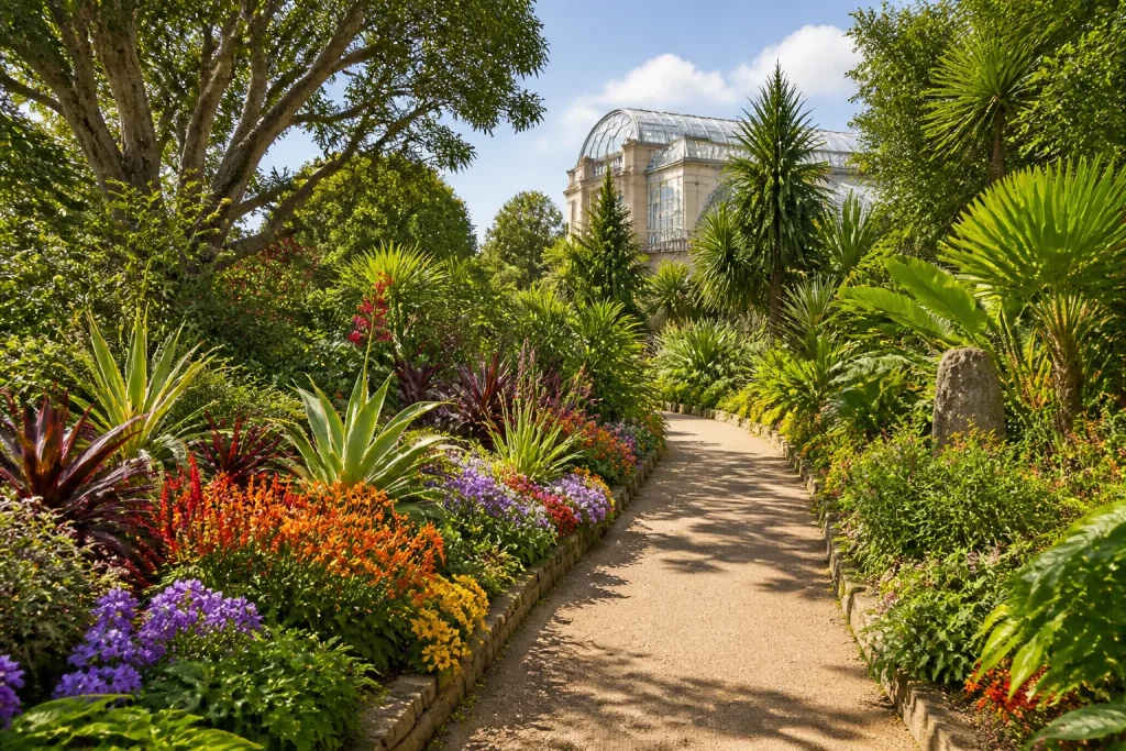 Jardin botanique de lyon eclat floral et serres
